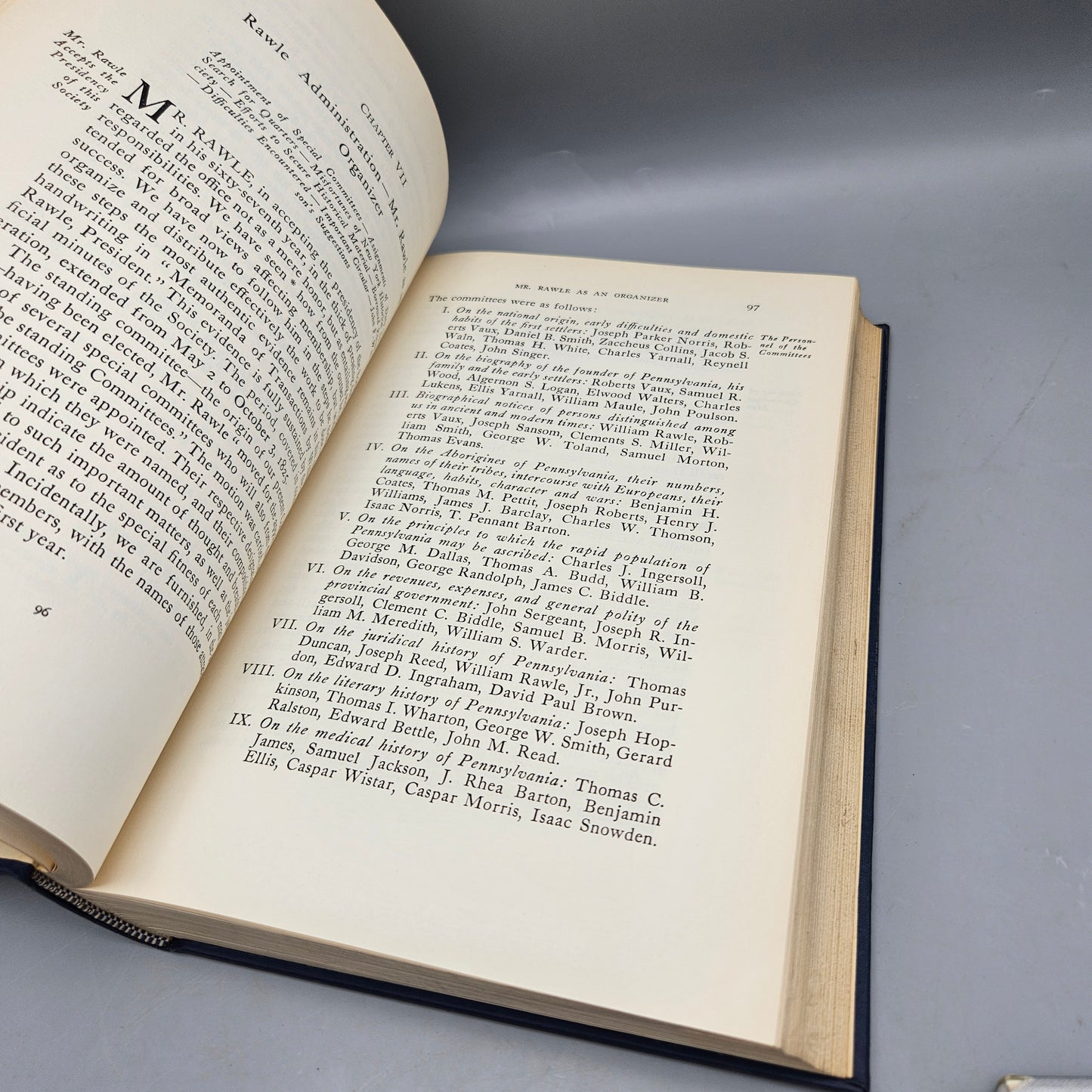 Book - Hampton Carson "A History of the Historical Society of Pennsylvania Volume One" 1940