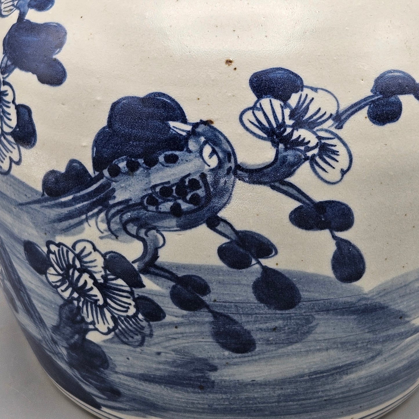 Chinese Porcelain Blue & White Ginger Jar