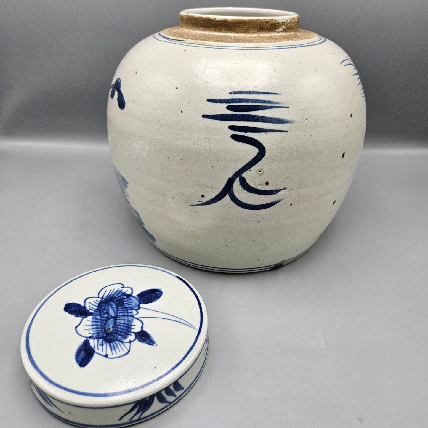 Chinese Porcelain Blue & White Ginger Jar