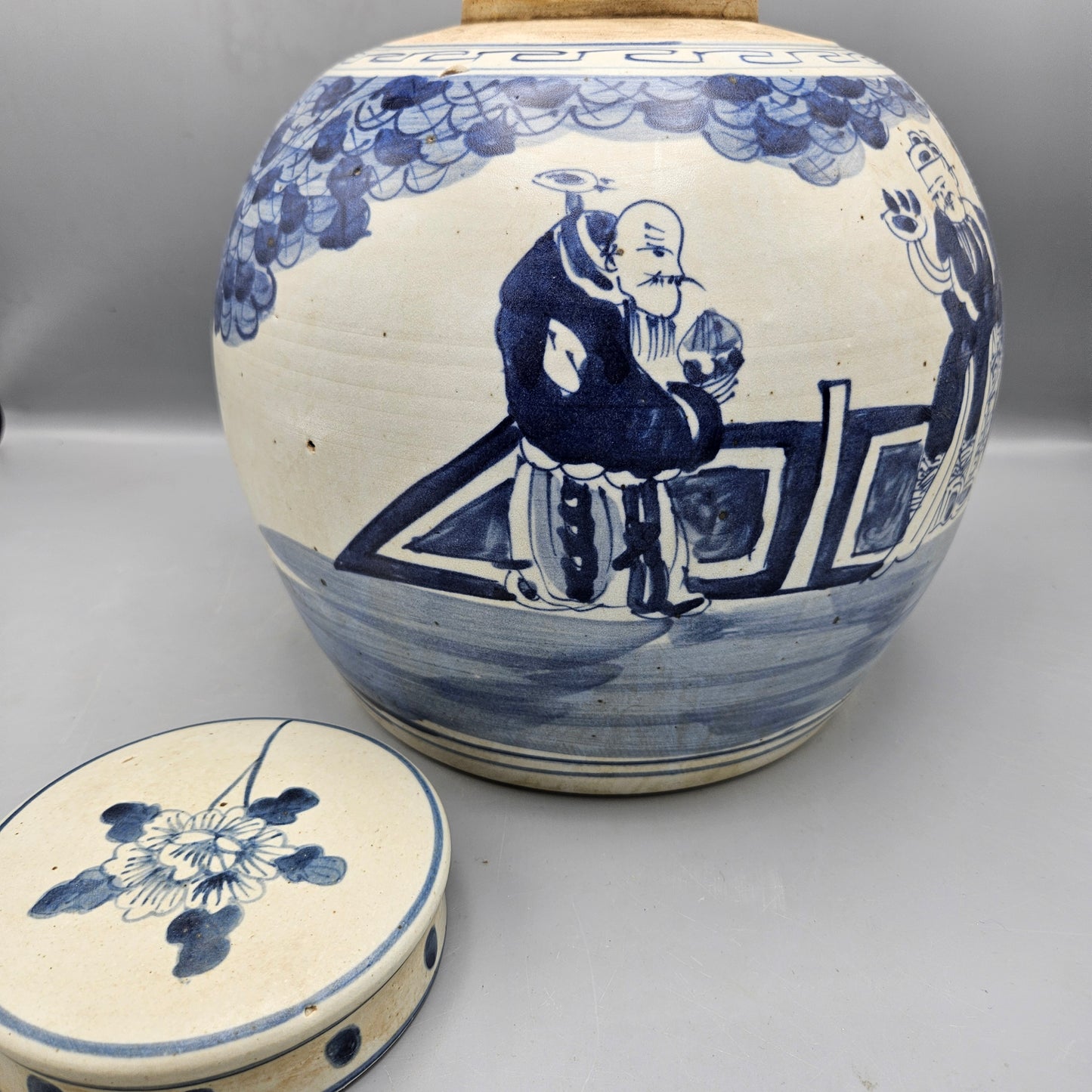 Chinese Porcelain Blue & White Ginger Jar