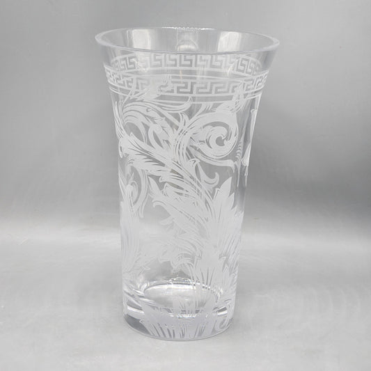 Versace Rosenthal Crystal Arabesque Vase