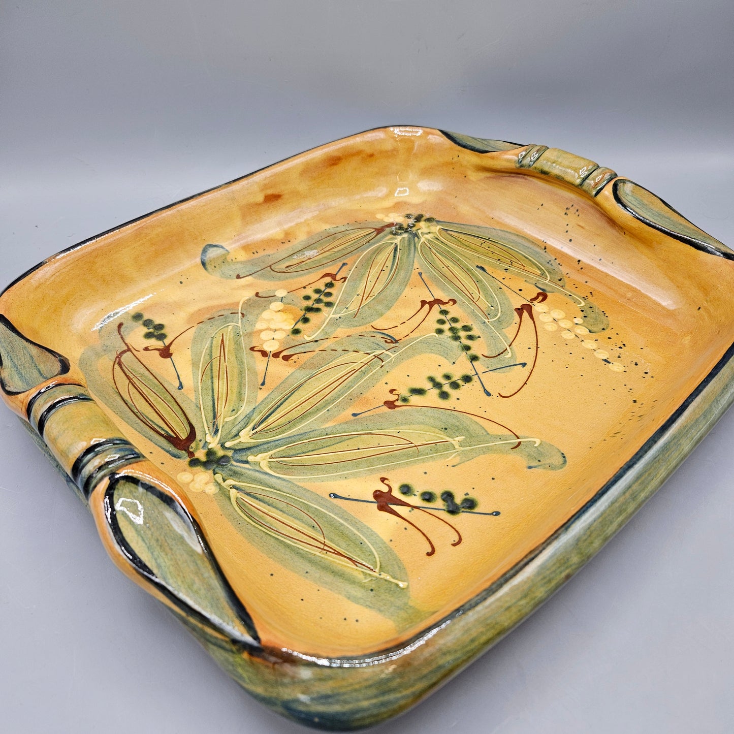 Terraghja Corsica Pottery Slip-Decorated Platter