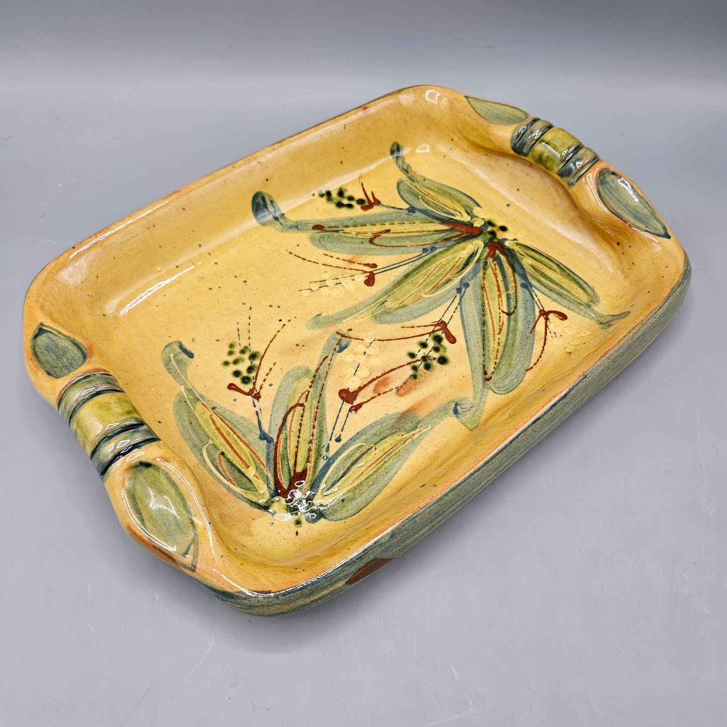 Terraghja Corsica Pottery Slip-Decorated Platter