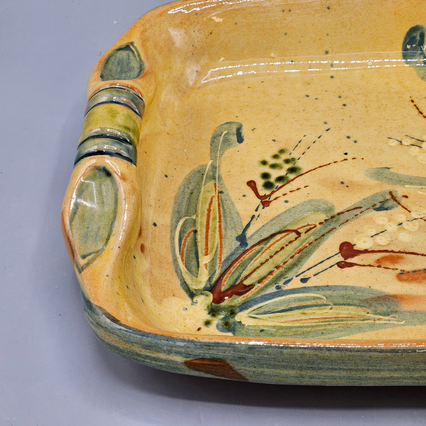 Terraghja Corsica Pottery Slip-Decorated Platter