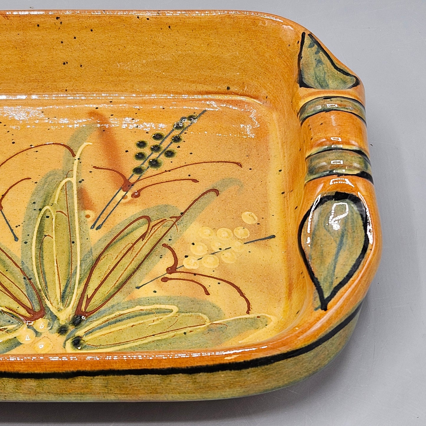 Terraghja Corsica Pottery Slip-Decorated Platter