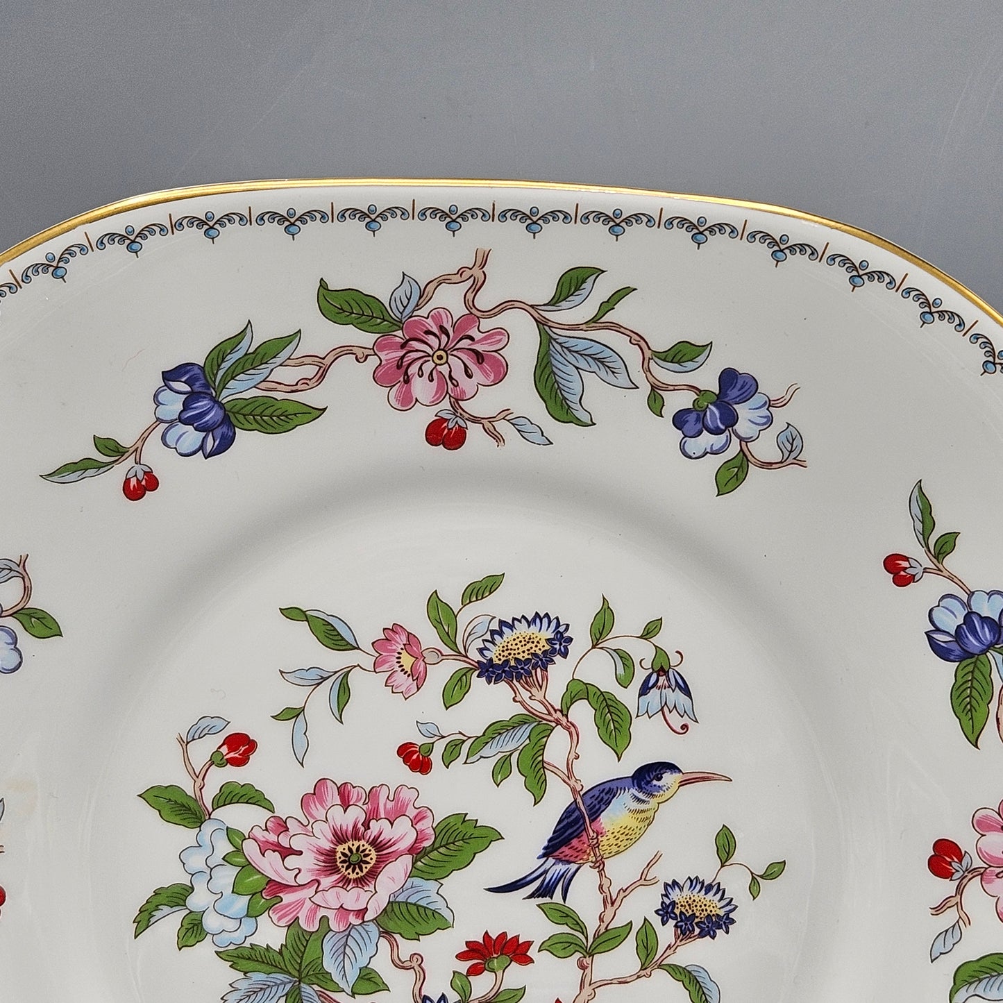 Aynsley Bone China Pembroke Handled Cake Plate