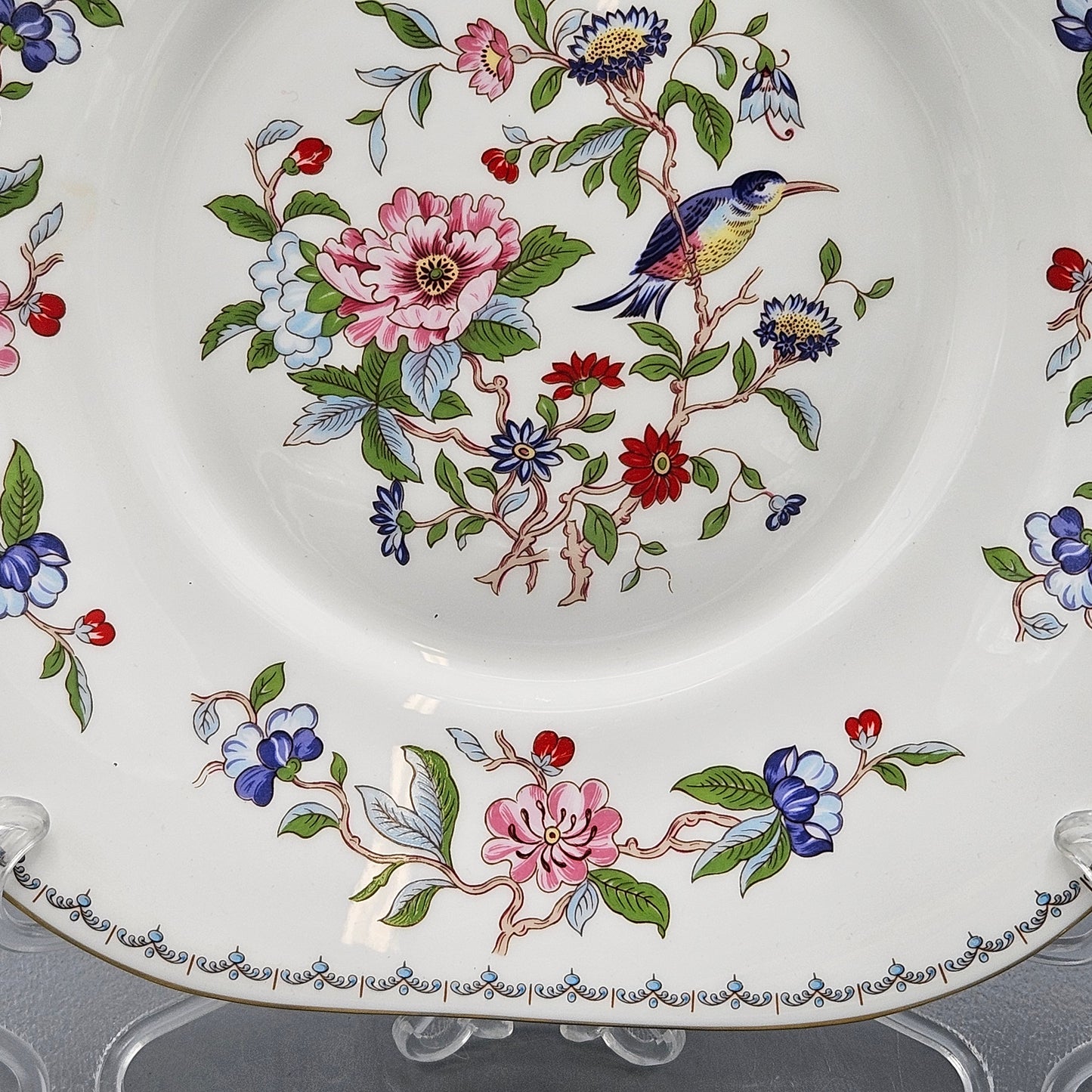 Aynsley Bone China Pembroke Handled Cake Plate