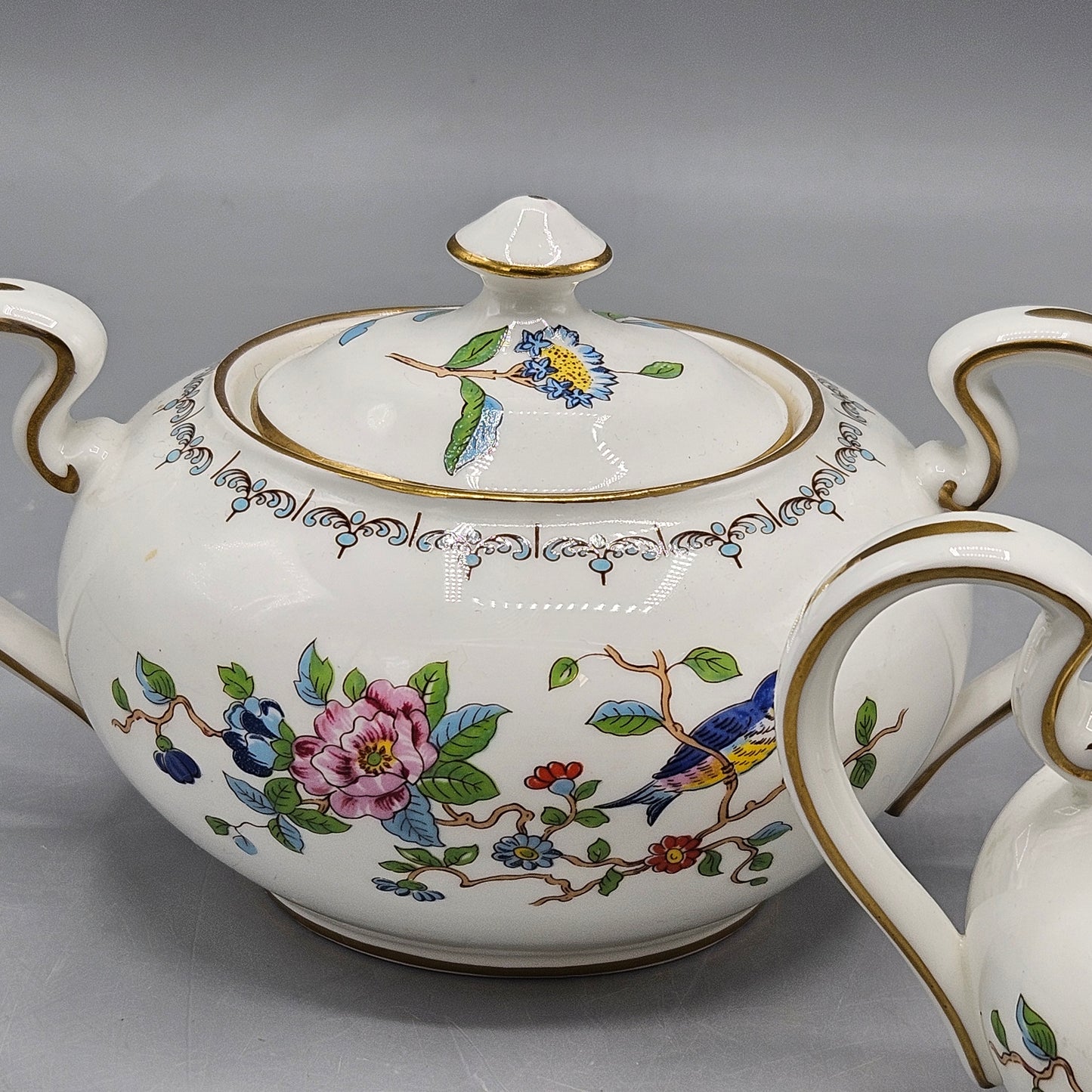 Aynsley Bone China Pembroke Creamer & Sugar