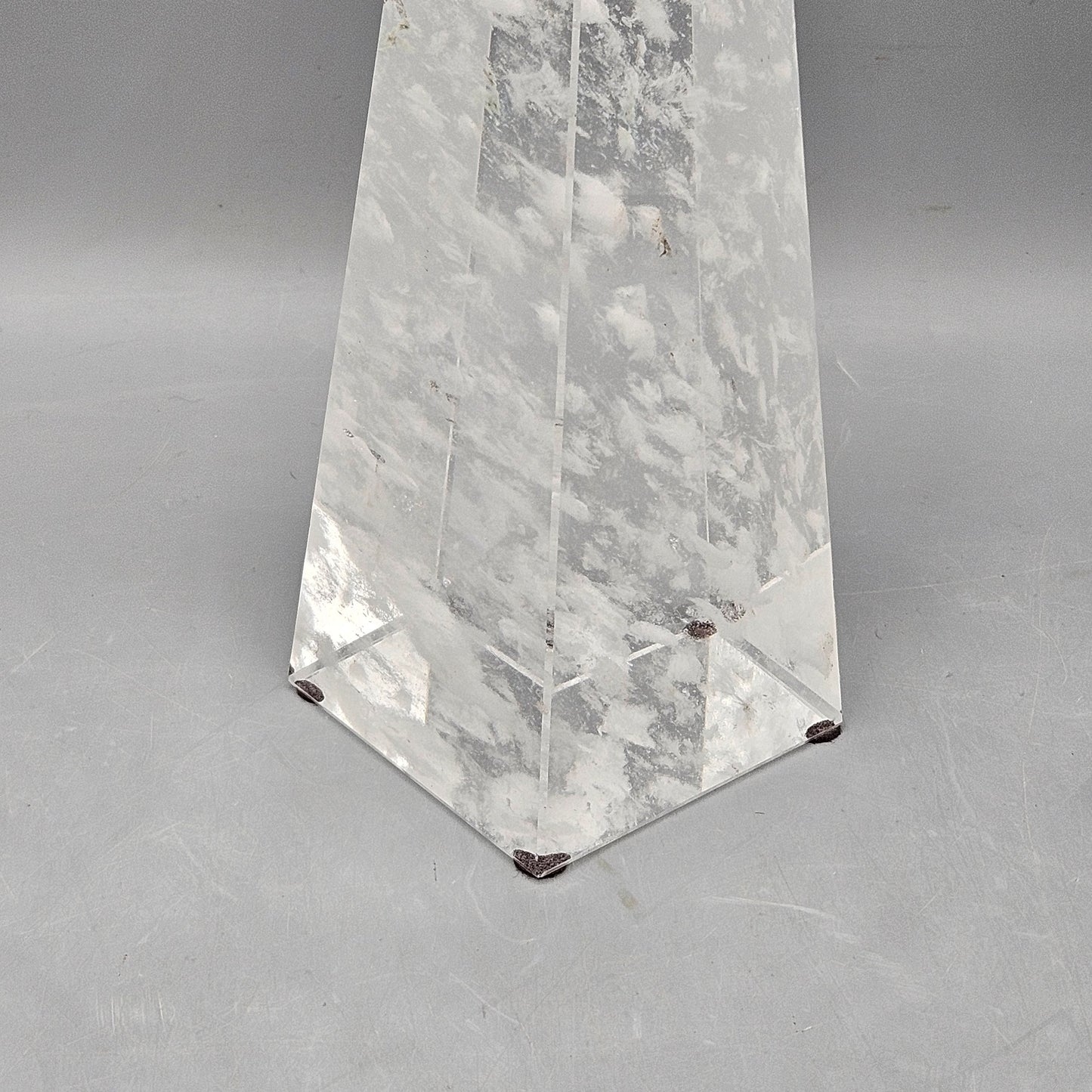 Crystal Cloud Glass Obelisk