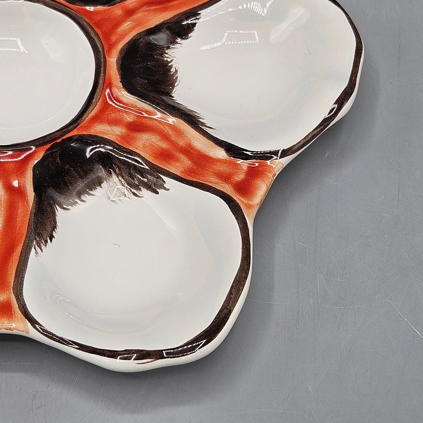 Abigails Portuguese Faience Oyster Plate (8 Available)