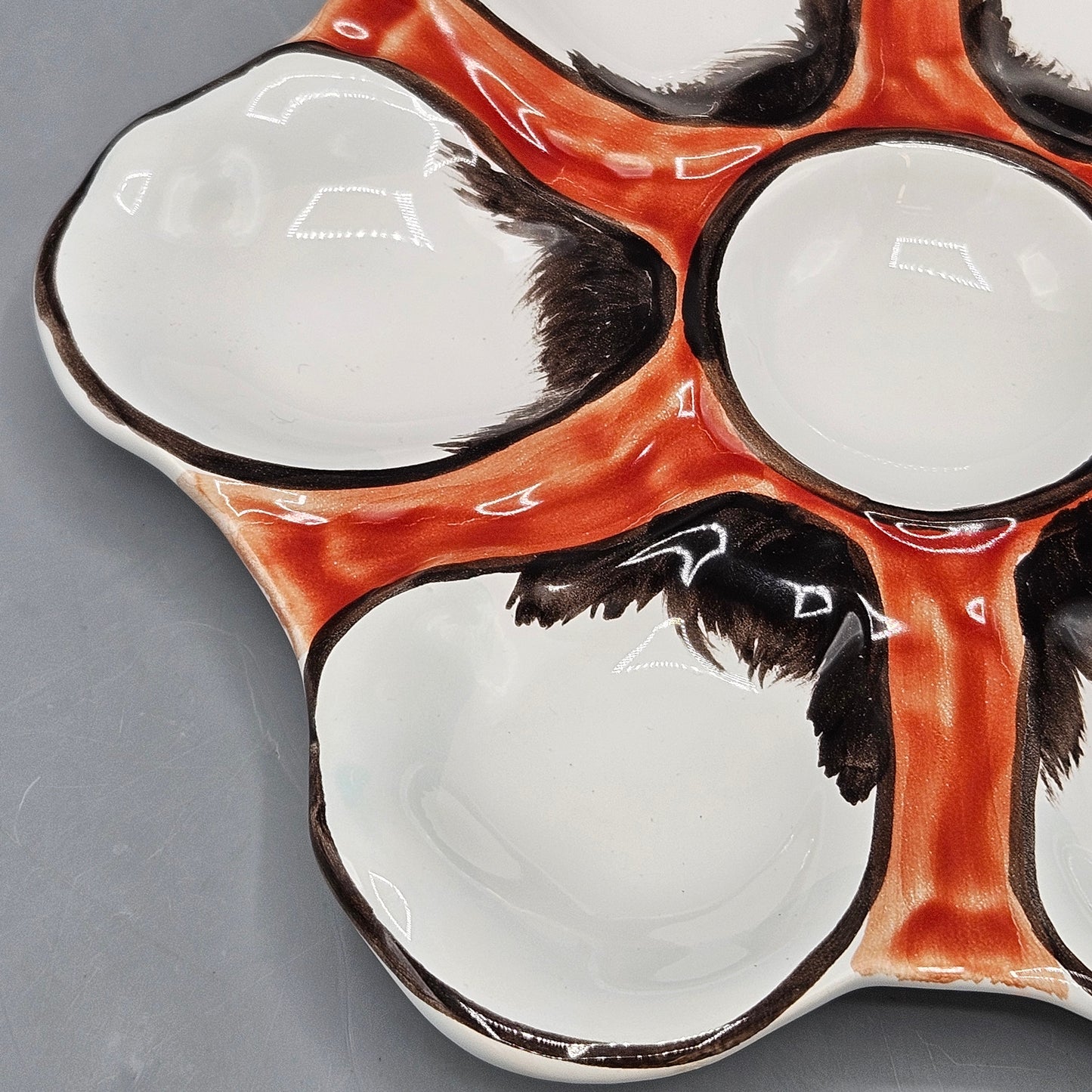 Abigails Portuguese Faience Oyster Plate (8 Available)