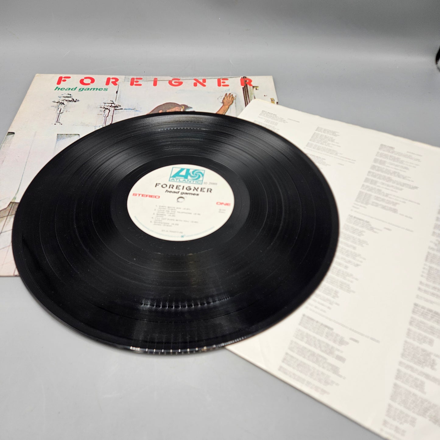 LP Record - Foreigner "Head Games"