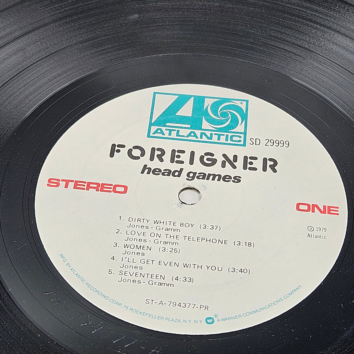 LP Record - Foreigner "Head Games"