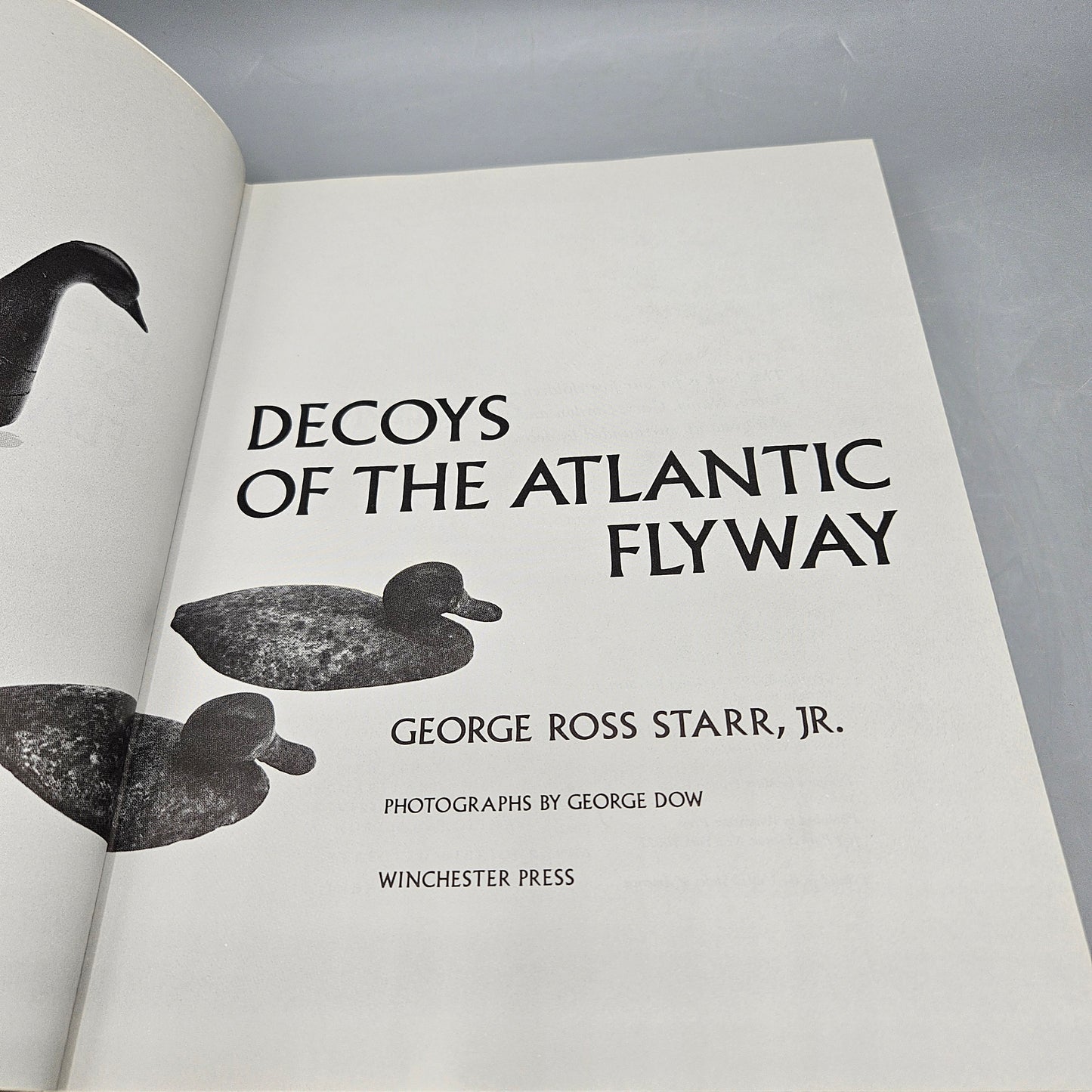 Book - George Ross Starr "Decoys of the Atlantic Flyway"