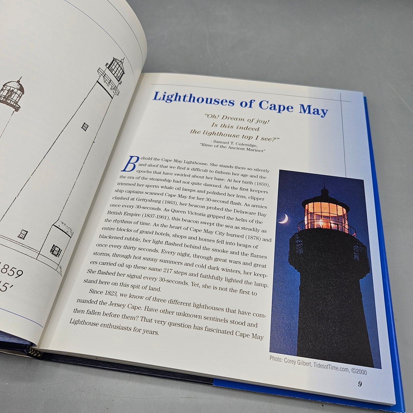 Book - John Bailey "Sentinel of the Jersey Cape: The Story of the Cape May Lighthouse" Signed