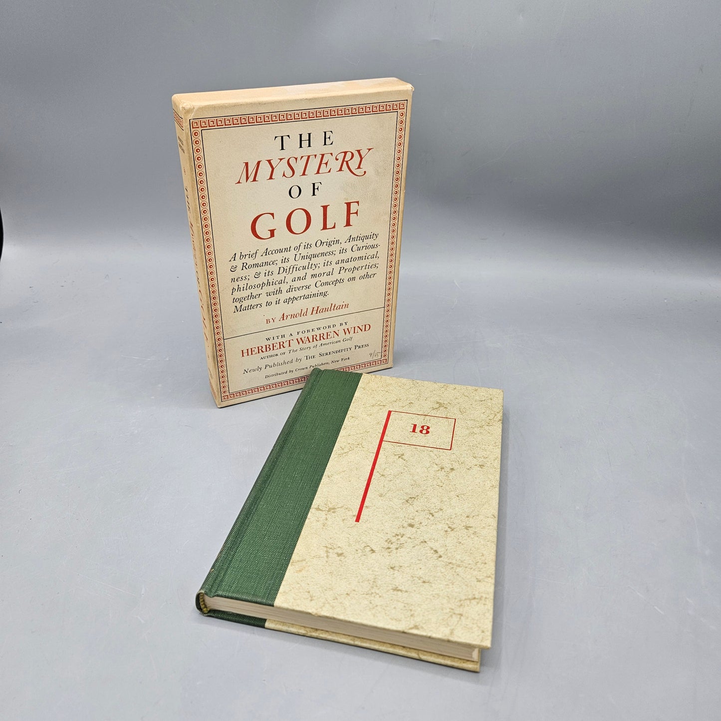 Book - Harvey Warren Wind "The Mystery of Golf"