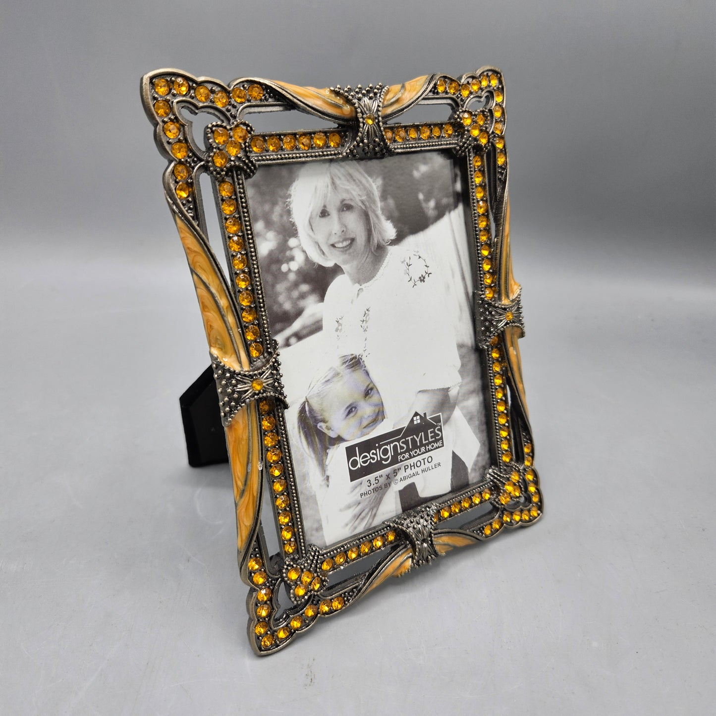 Jay Strongwater Style Enamel Art Nouveau Style Picture Frame