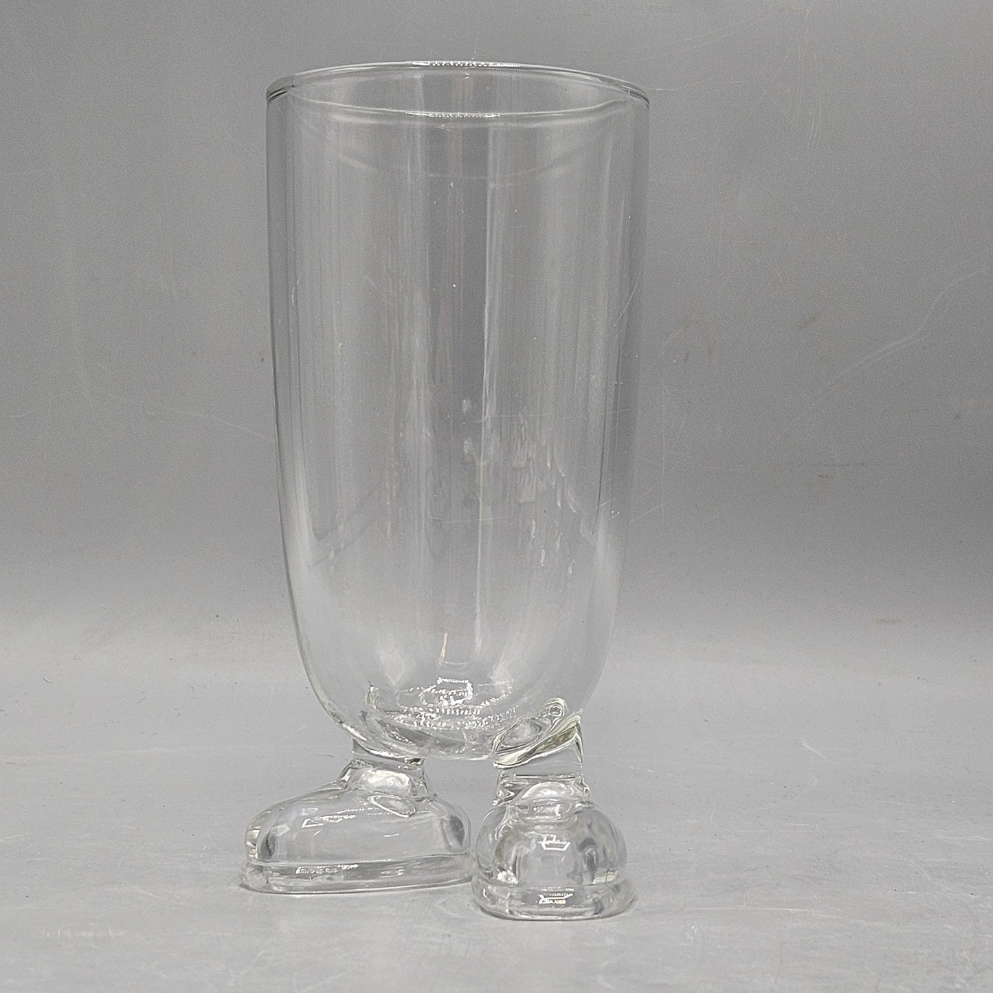 Glass Tumblers with Mickey Mouse Feet - Set of Four