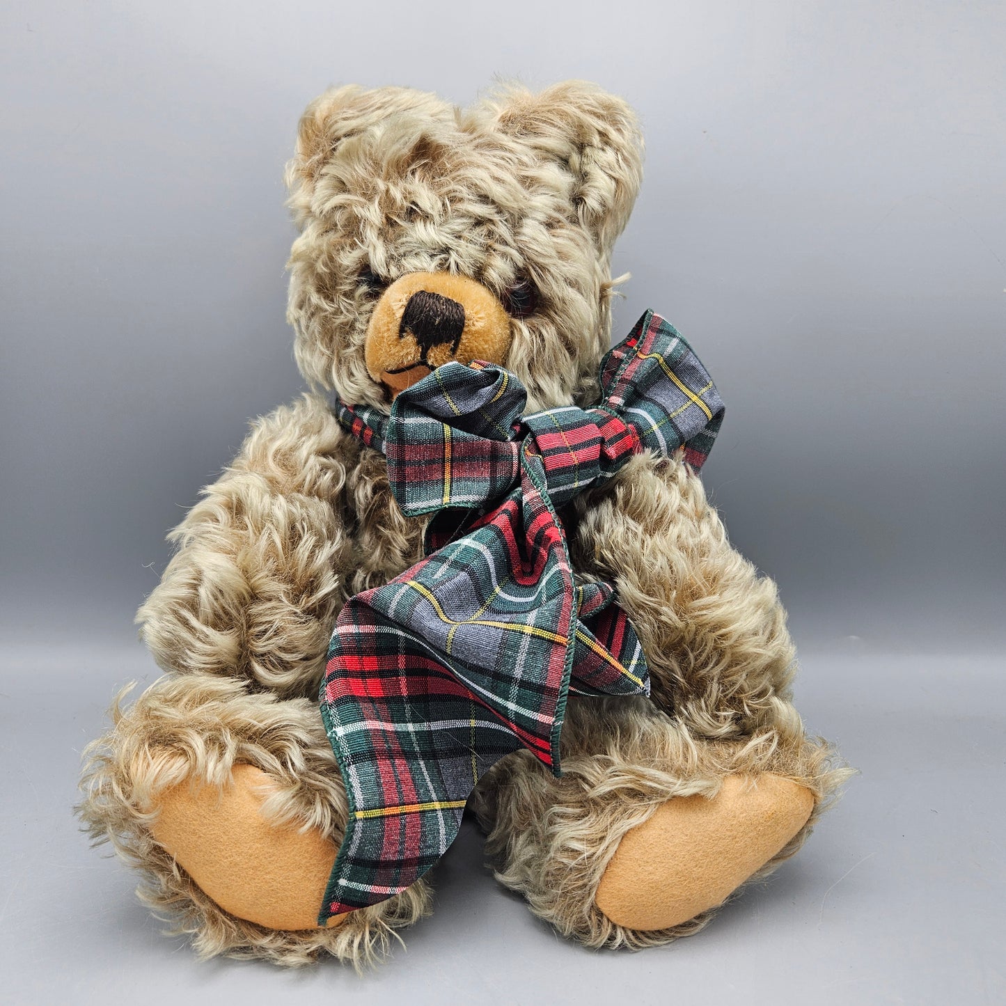 Vintage Jointed Mohair Teddy Bear