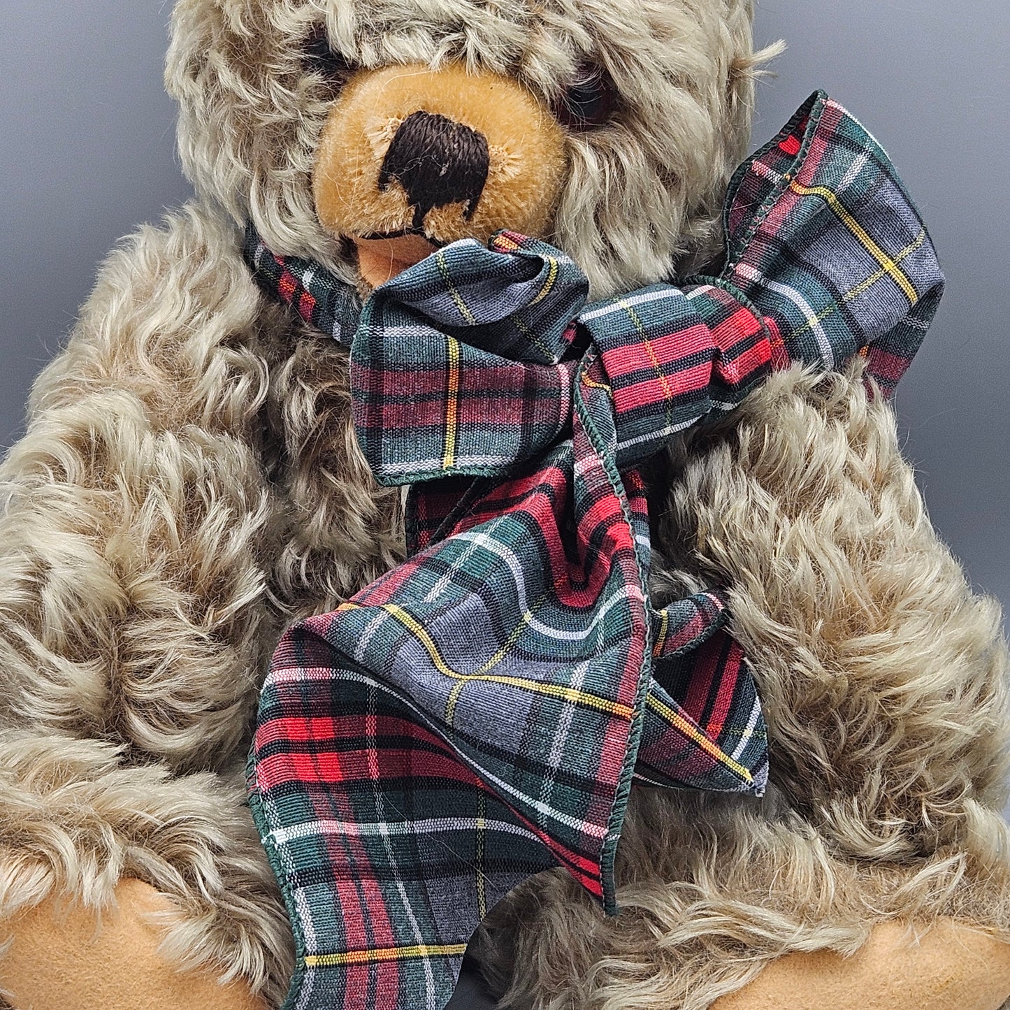 Vintage Jointed Mohair Teddy Bear