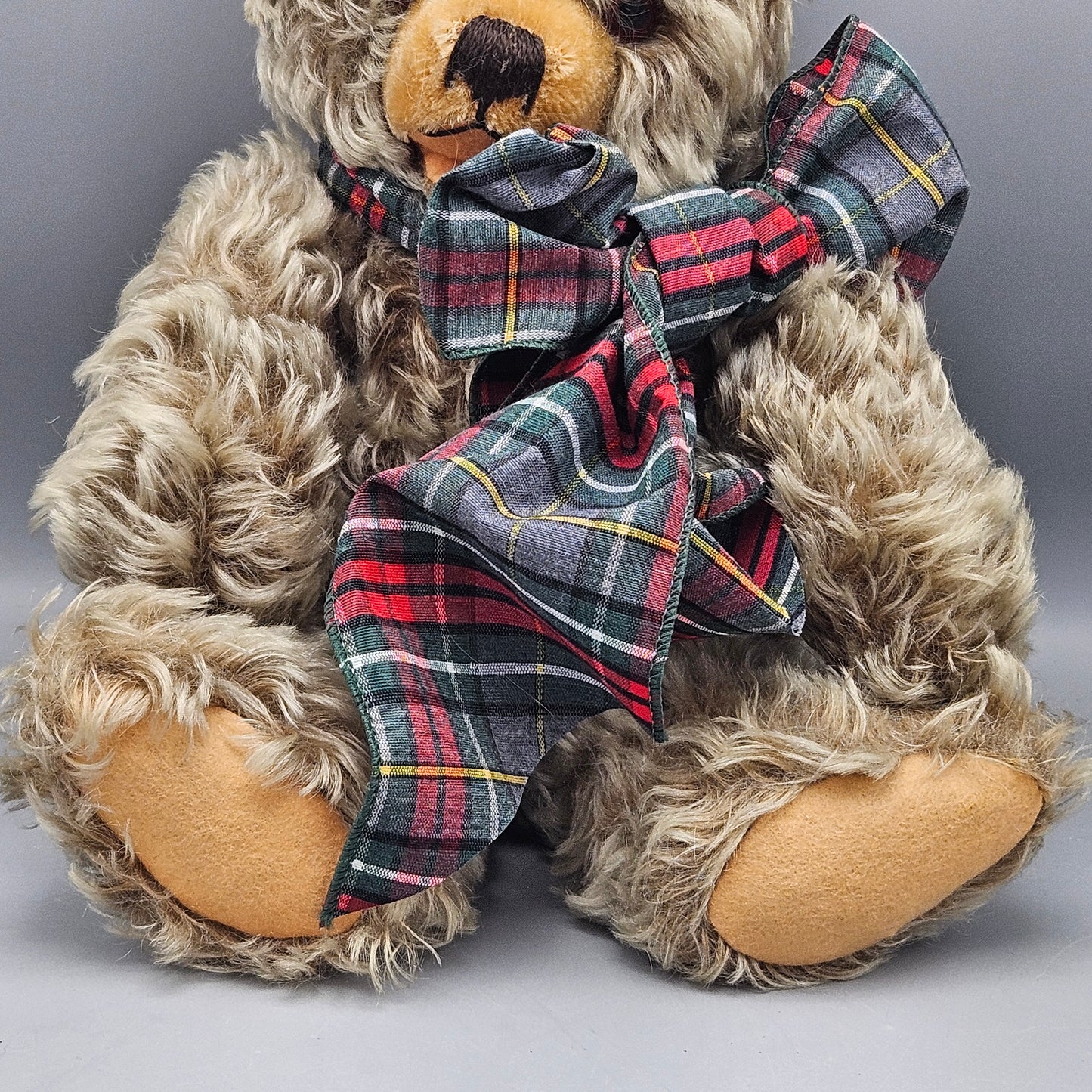 Vintage Jointed Mohair Teddy Bear