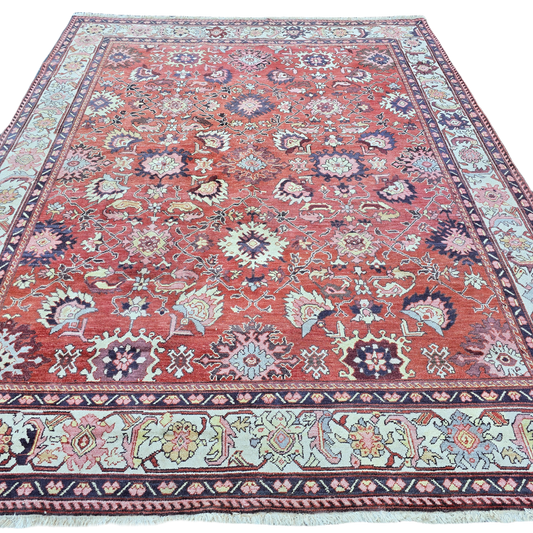 Hand Knotted Room Size Carpet 9' x 11'