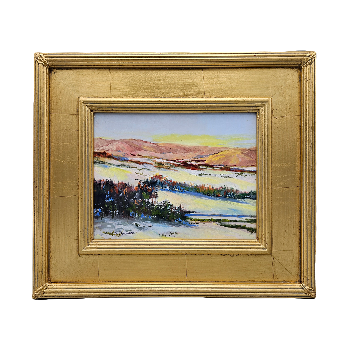 Signed Oil on Board Landscape Artwork