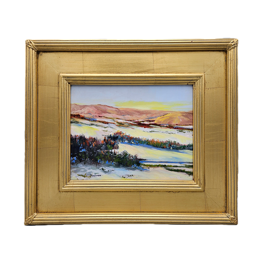 Signed Oil on Board Landscape Artwork