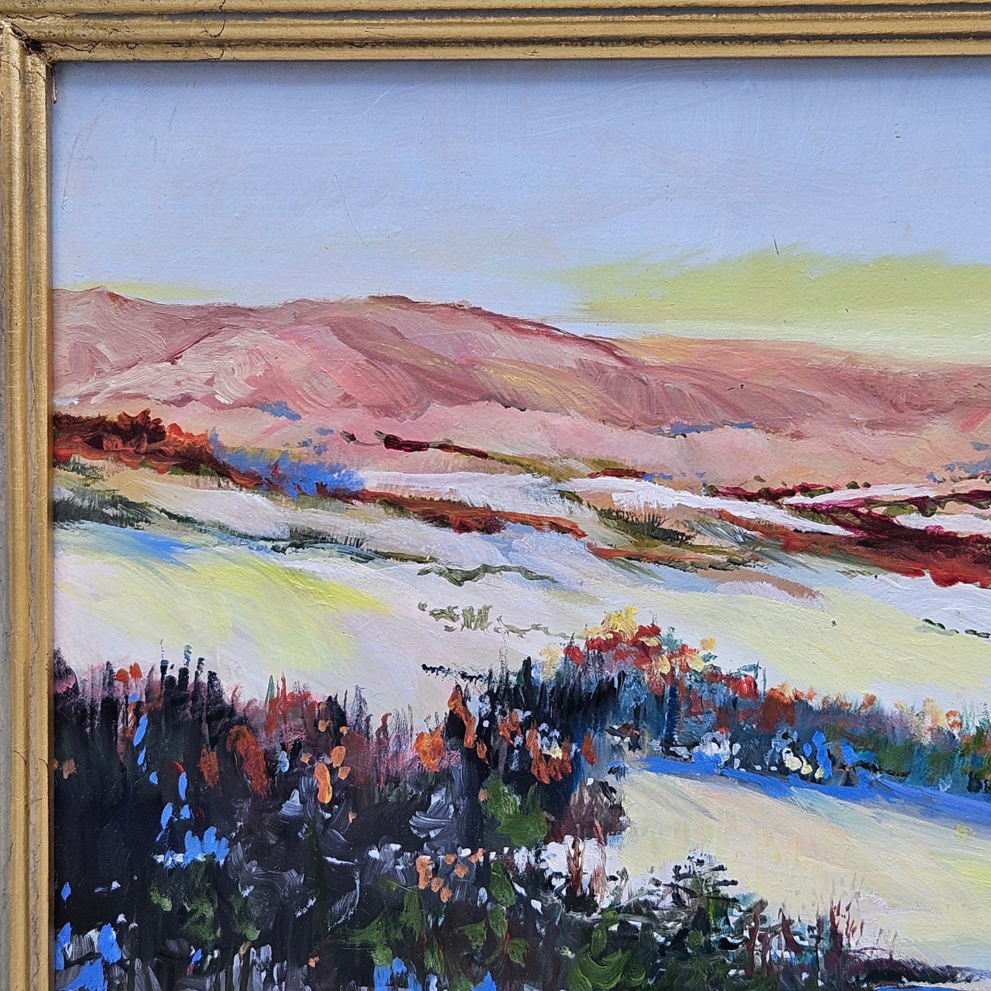 Signed Oil on Board Landscape Artwork