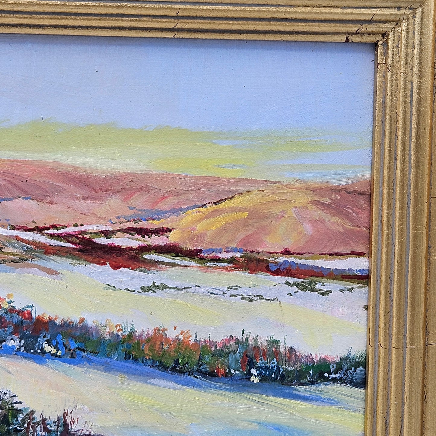 Signed Oil on Board Landscape Artwork