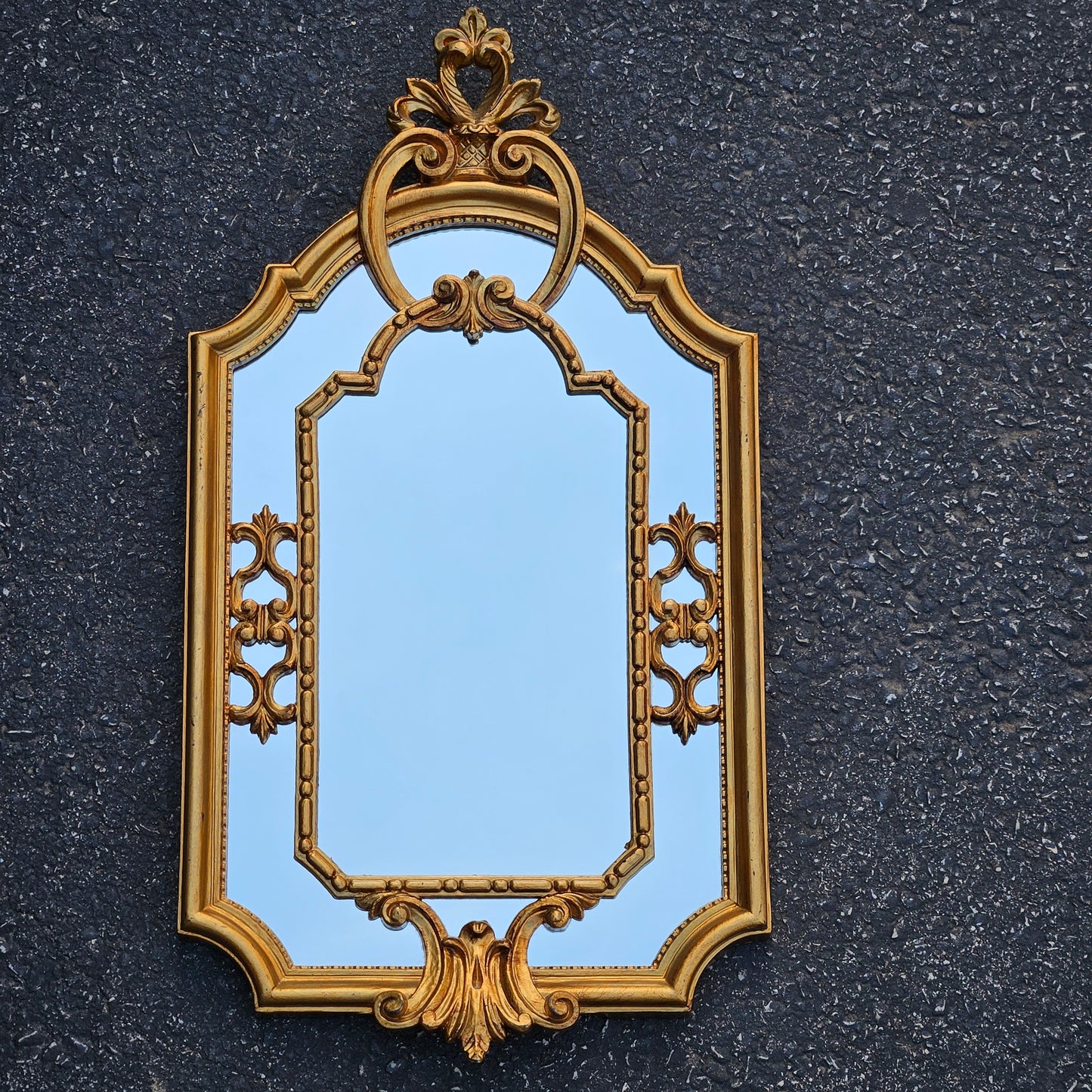 Anthropologie "Patina Vie Vintage Ornate" Gilt Wall Mirror