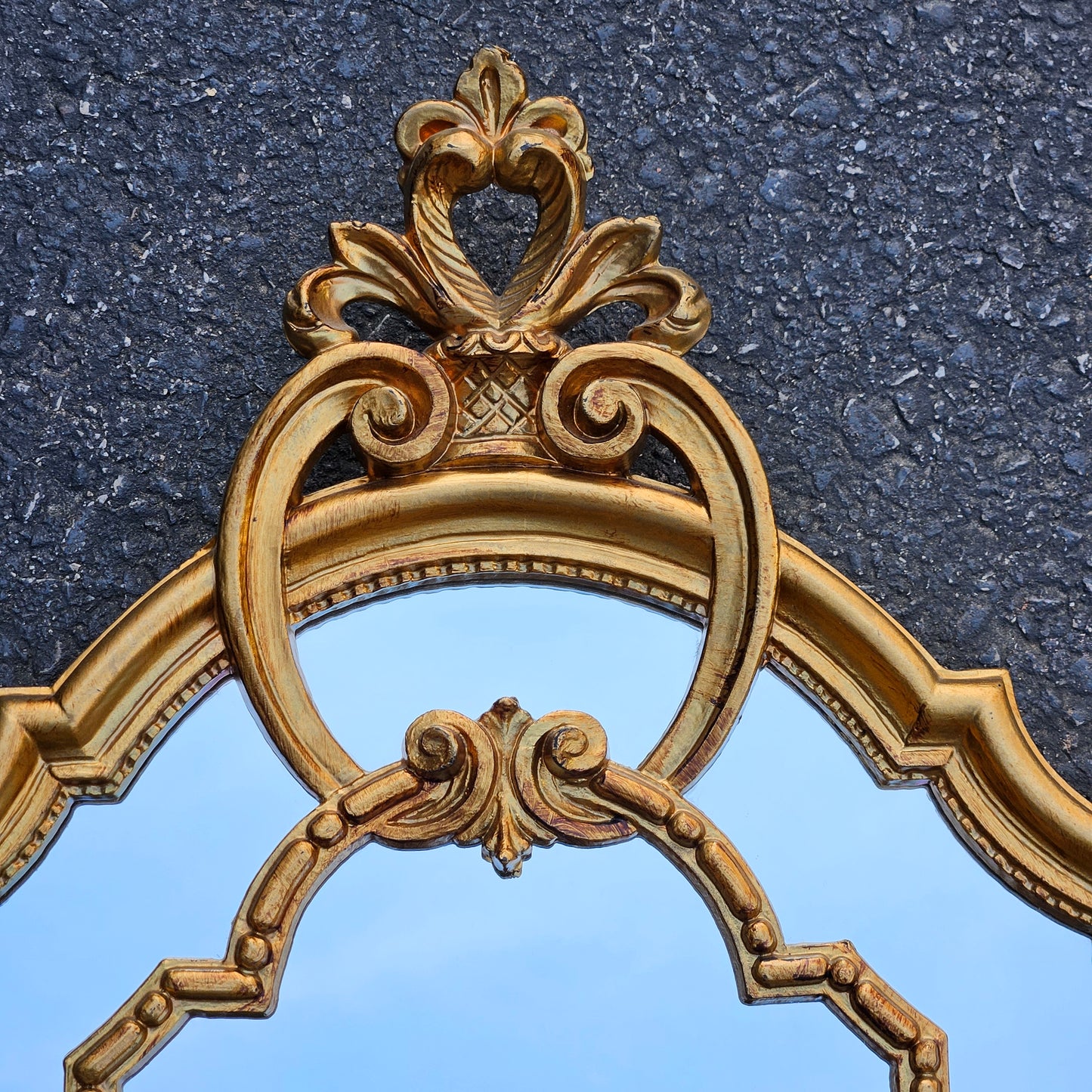 Anthropologie "Patina Vie Vintage Ornate" Gilt Wall Mirror