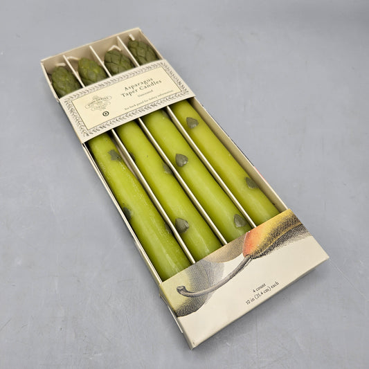 John Derian Asparagus Taper Candles - Set of Four