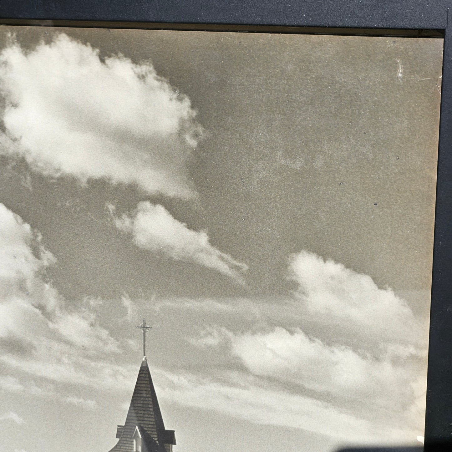 Raymond R LaPelle "Gaspe Church" Black and White Photograph Quebec