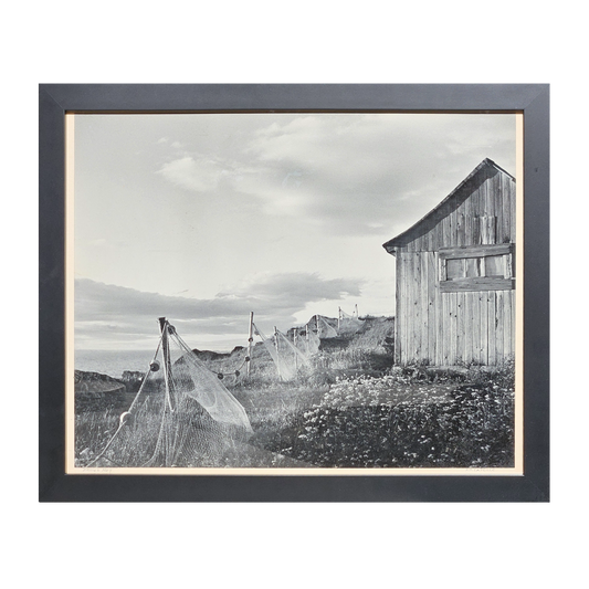 Raymond R LaPelle "Drying Net" Black and White Photograph