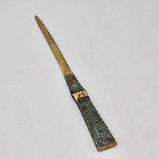 Art Deco Brass Letter Opener