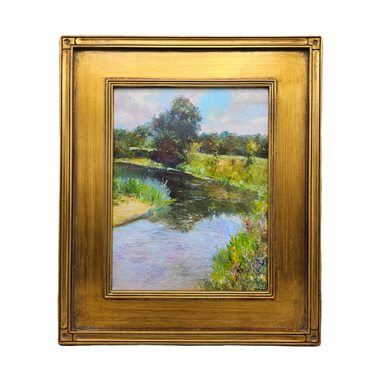 Original Landscape Painting with River