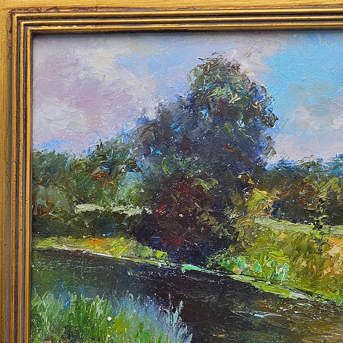 Original Landscape Painting with River