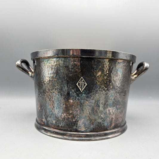 Antique Smith Silver Co Hotel Plate Ice Bucket