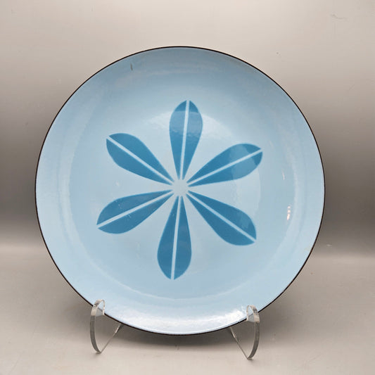 Vintage Catherineholm Enamel Blue on Light Blue 10" Plate or Serving Platter