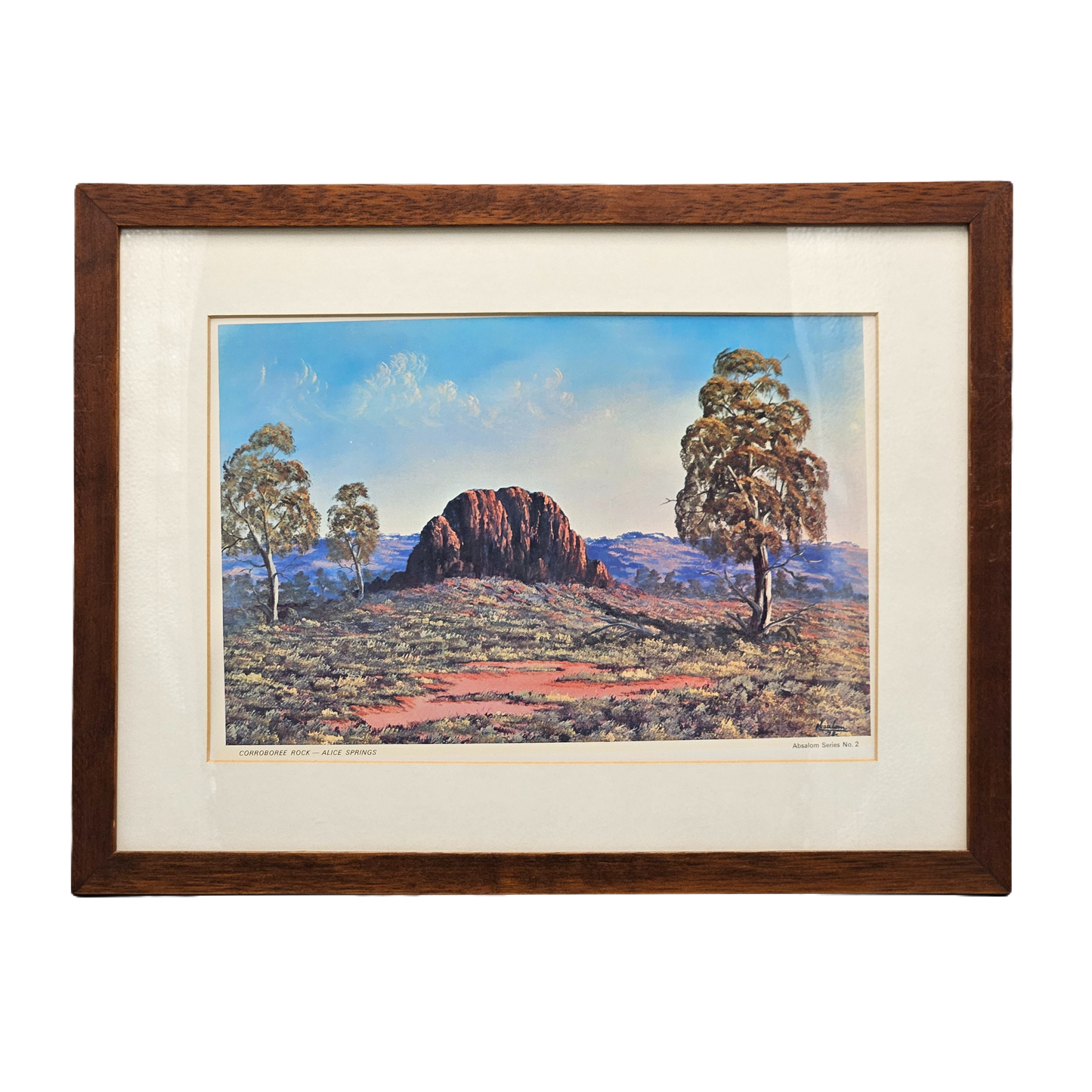 Jack Absalom · Corroboree Rock, Alice Springs Framed Print