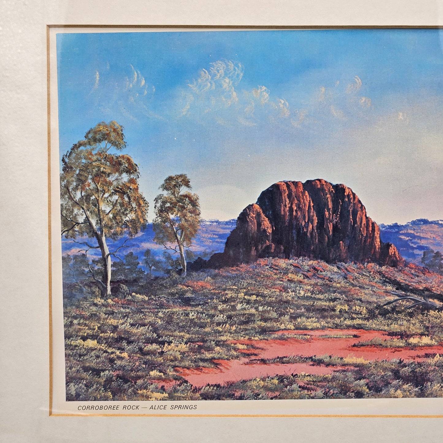 Jack Absalom · Corroboree Rock, Alice Springs Framed Print