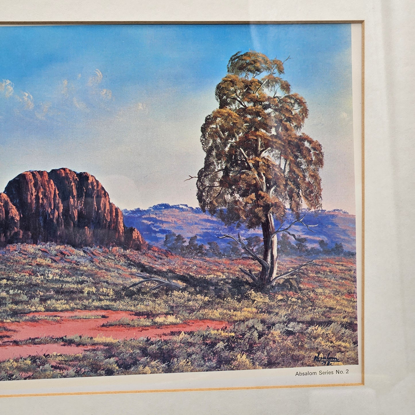 Jack Absalom · Corroboree Rock, Alice Springs Framed Print