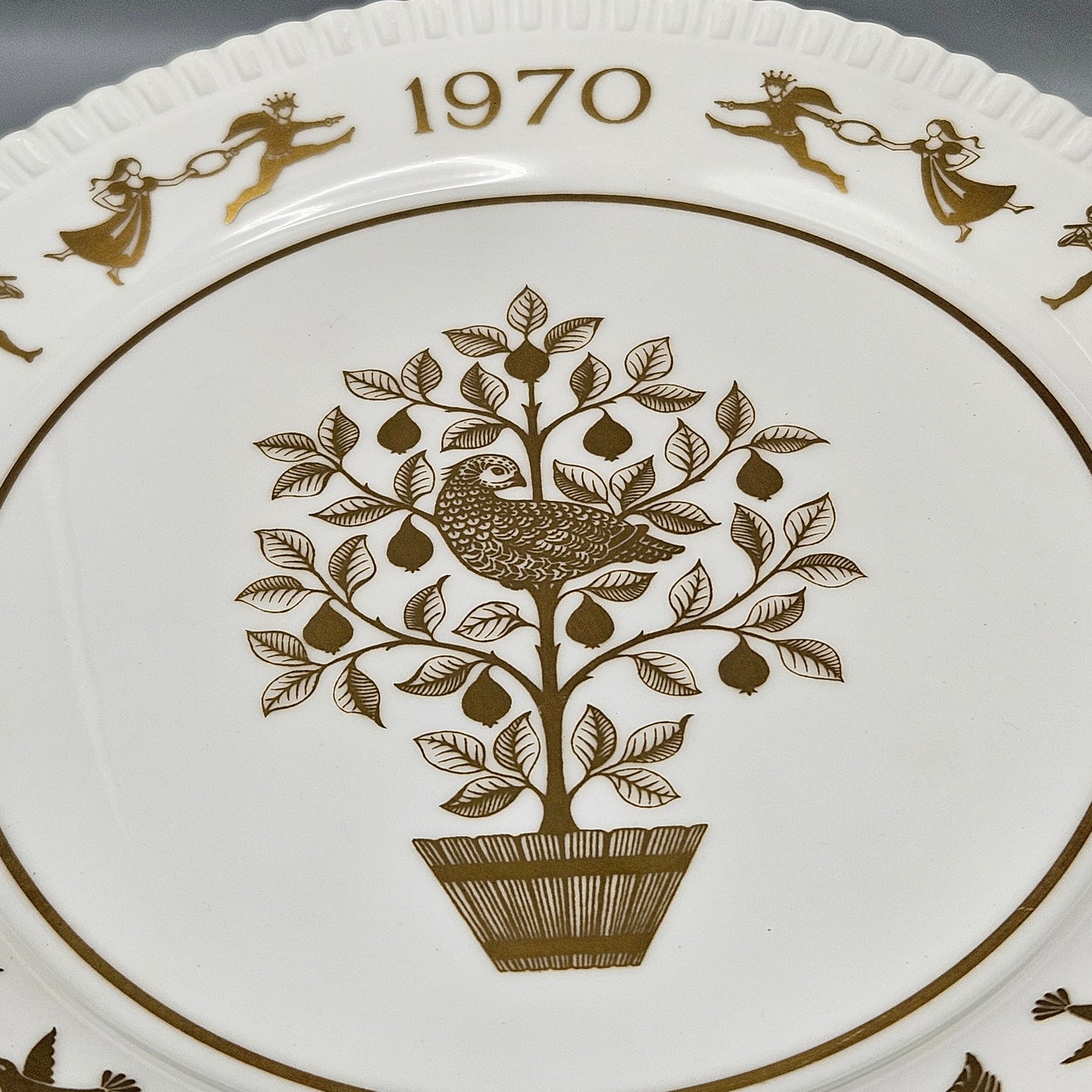 Ten 1970s Spode China Annual Christmas Plates