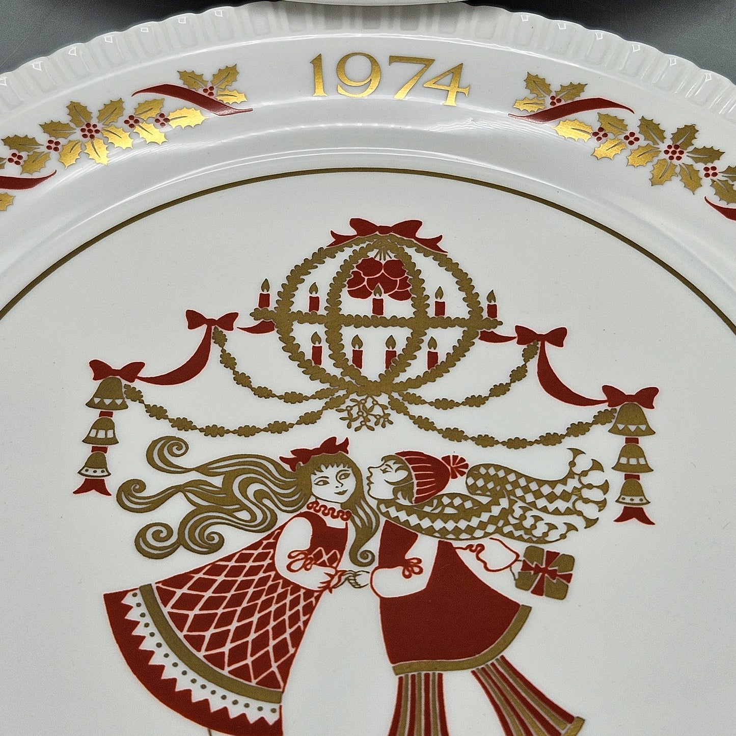 Ten 1970s Spode China Annual Christmas Plates