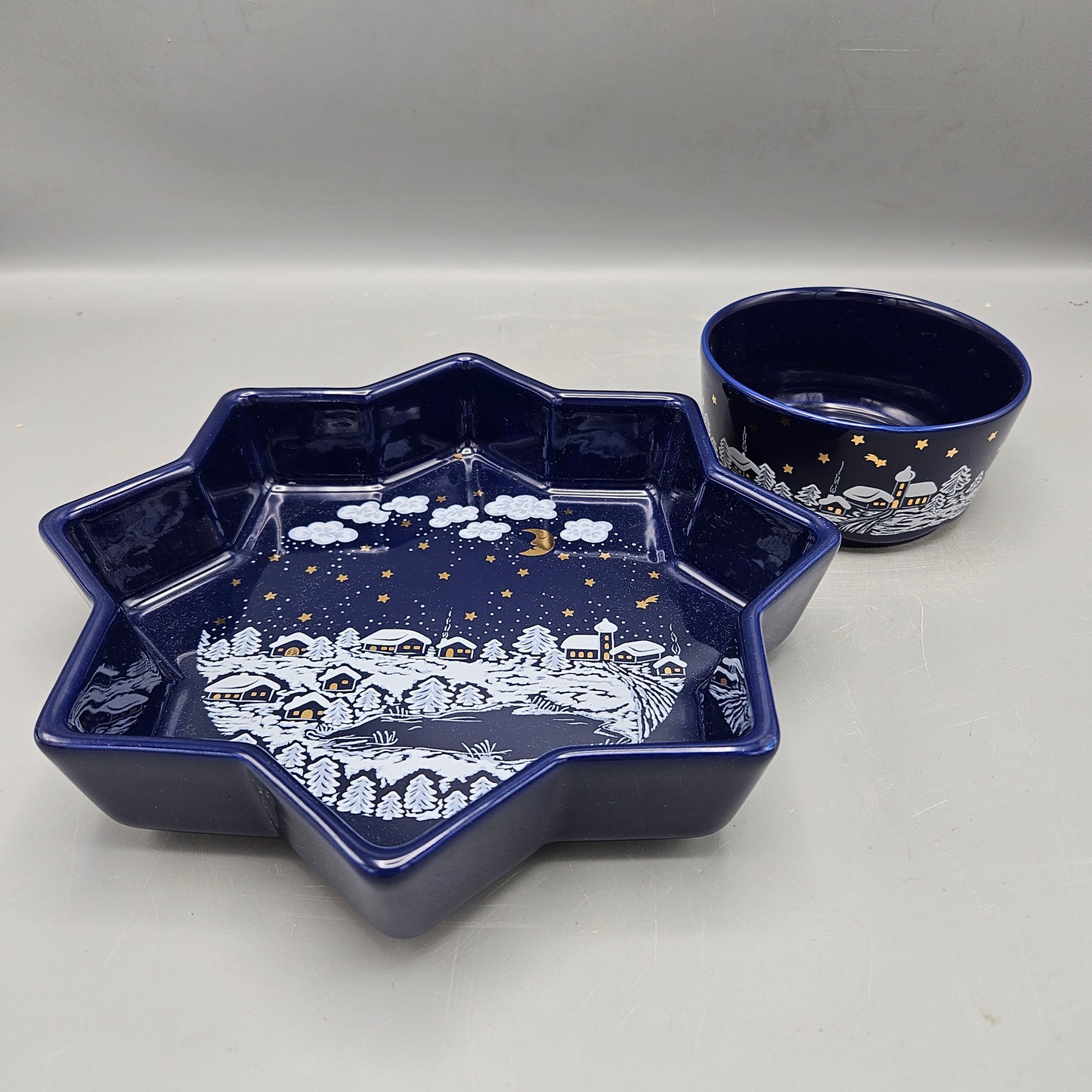 Waechtersbach Christmas Chip and Dip Set