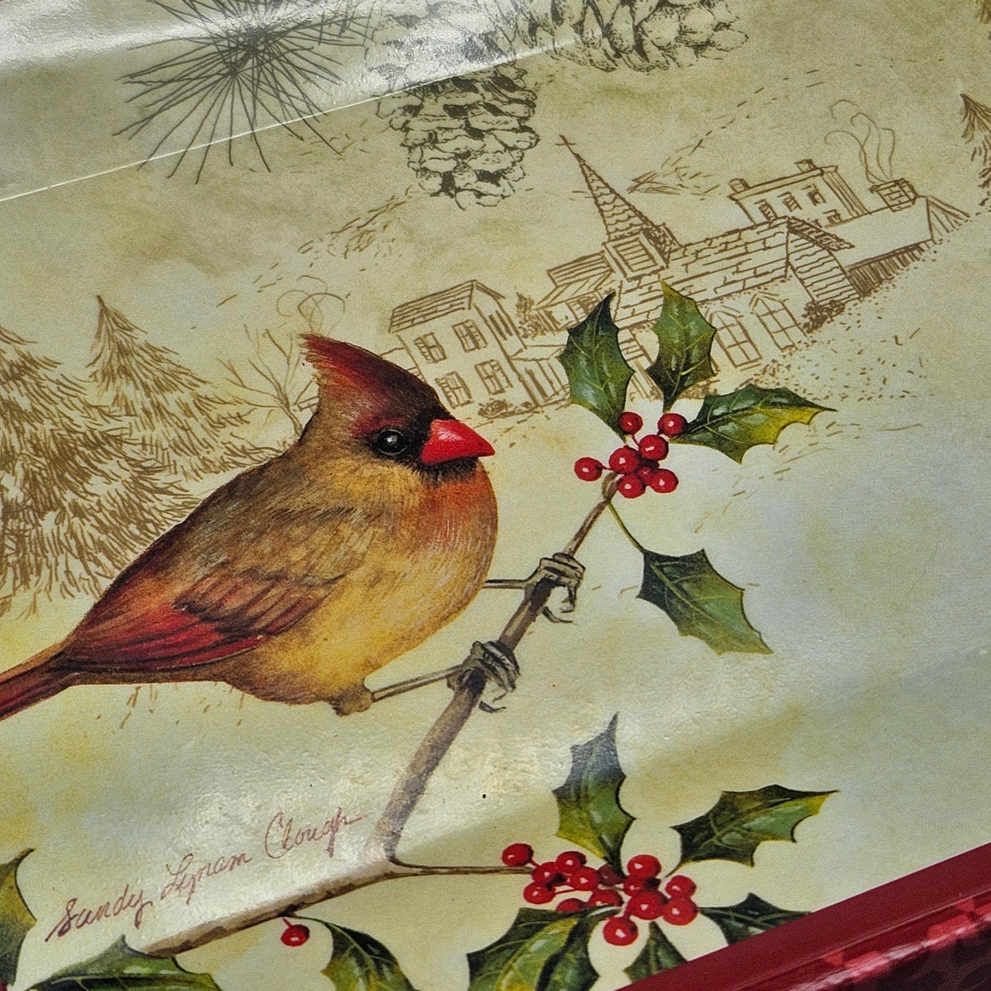 Cypress Home Christmas Cardinals Hostess Set