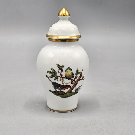 Herend Rothschild Birds Miniature Lidded Jar