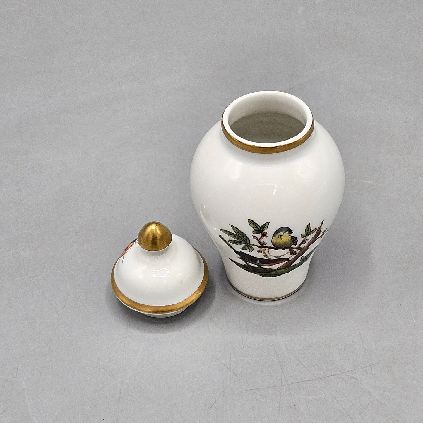 Herend Rothschild Birds Miniature Lidded Jar