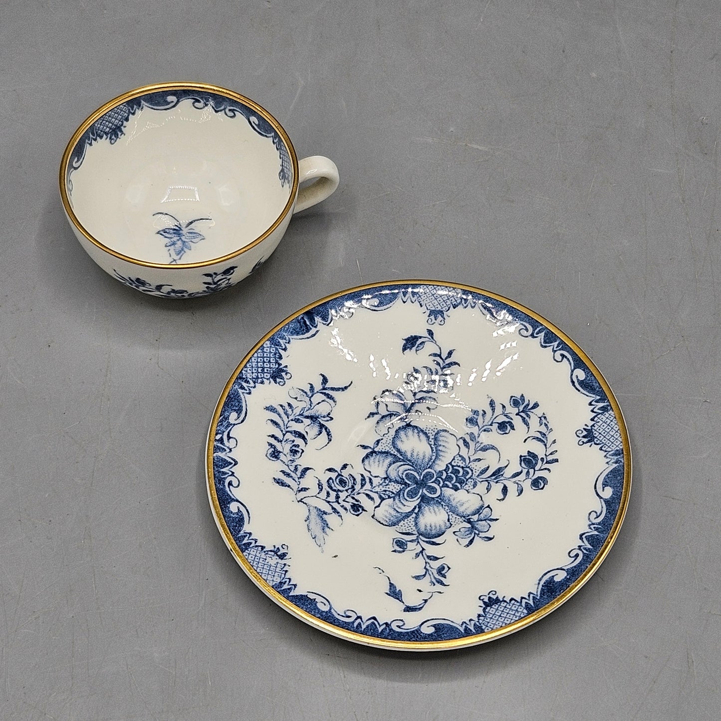 Royal Worcester Bone China "Mansfield" Miniature Cup and Saucer